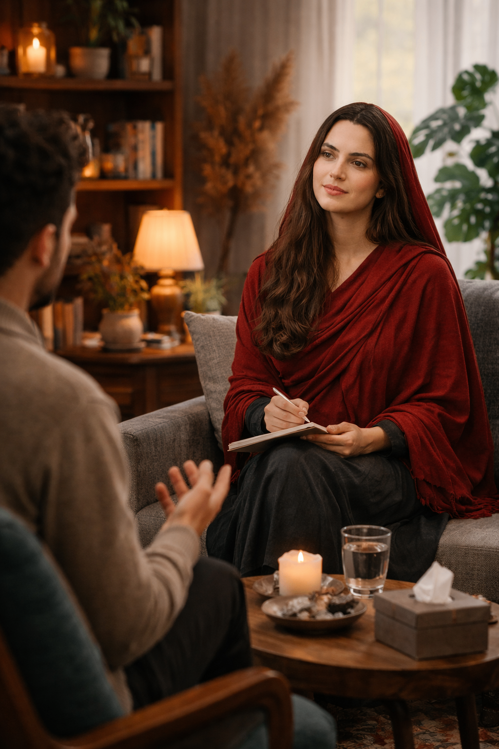 A man held in session while moving through divorce and separation